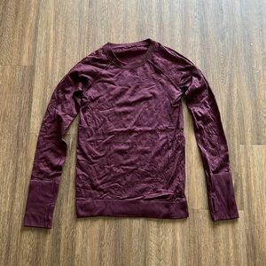 Lululemon maroon long sleeve
